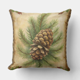 Cojín Decorativo Vintage Navidad Pillow - Diseño de vacaciones retr