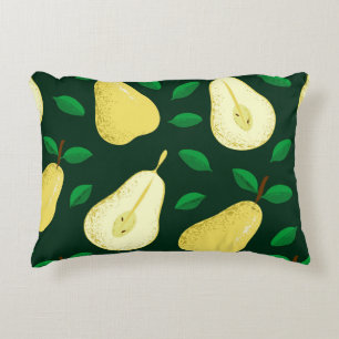 Cojín Decorativo Vintage Pear Botánico: Verde claro