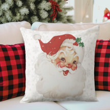 Vintage Retro Jolly Santa Claus Navidades feriado