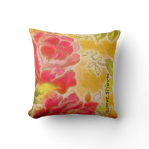 Vintage Rosa Floral Femenina acuarela con nombre