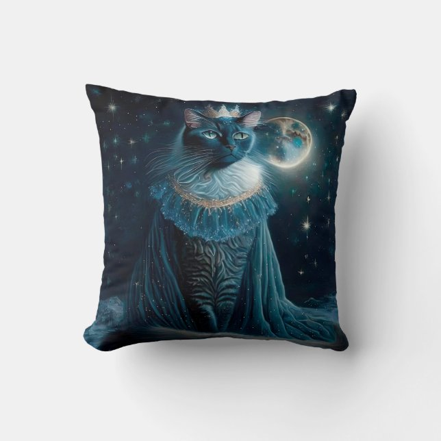 Cojín Decorativo Vintage Royal Cats (Anverso)