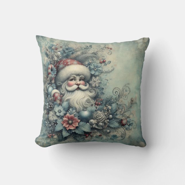 Cojín Decorativo Vintage Santa (Anverso)