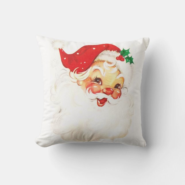 Cojín decorativo Vintage Santa Navidades (Anverso)