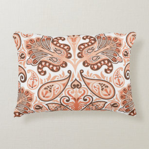 Cojín Decorativo Vintage seamless colorful pattern in paisley style