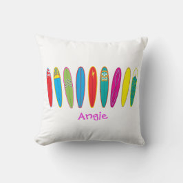 Cojín Decorativo Vintage Surfboards