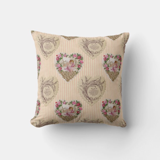 Cojín Decorativo Vintage Valentine (Anverso)