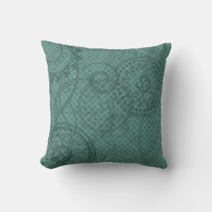 Cojín Decorativo Vintage Verde azulado MOJO Pillow