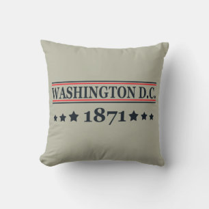 Cojín Decorativo Vintage Washington DC