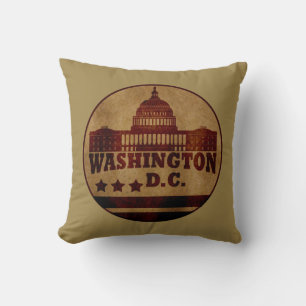 Cojín Decorativo Vintage Washington DC