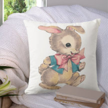 Vintage Watercolor Cottontail Conejo