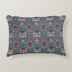 Cojín Decorativo Vintage William Morris Snakeshead Fritillary Red
