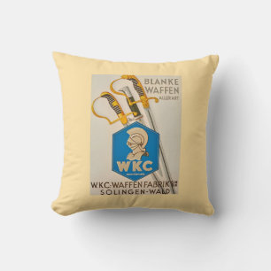Cojín Decorativo Vintage WKC Solingen