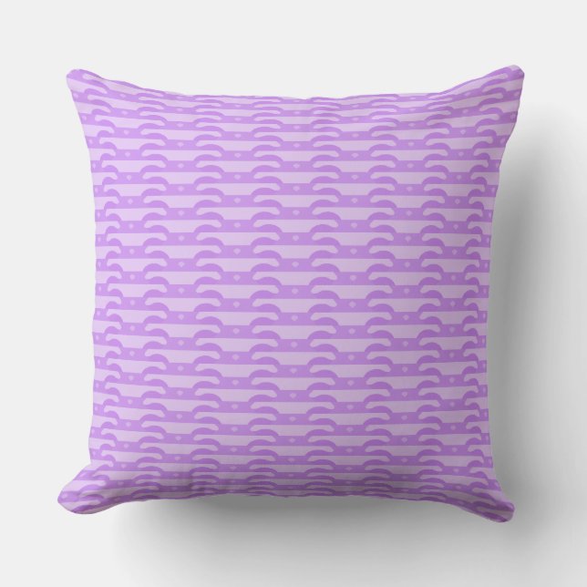 Cojín Decorativo Violet Dreams-Light Purple Throw Pillow (Anverso)