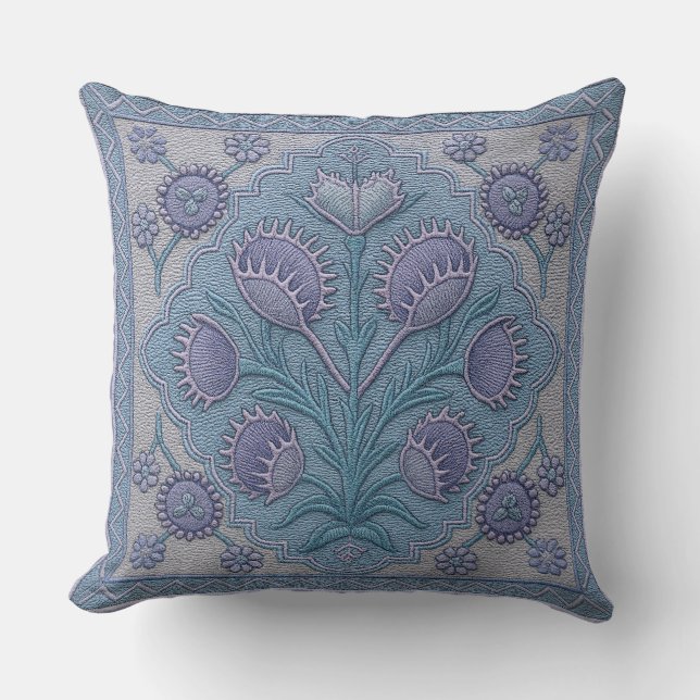 Cojín Decorativo Violet Venus FlyTrap Pillow (Anverso)