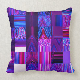 Cojín decorativo violeta 20" del algodón de