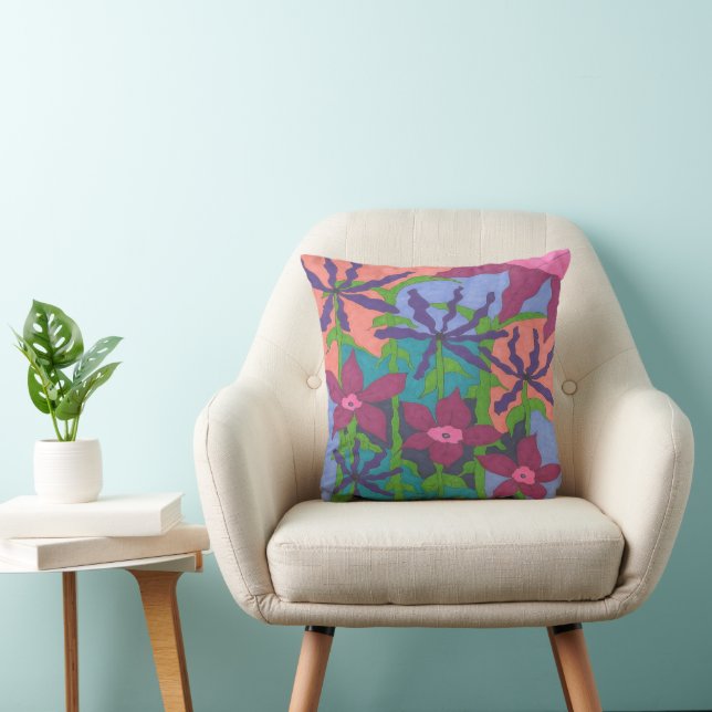 Cojín Decorativo Violeta De Luz Twilight (Silla)