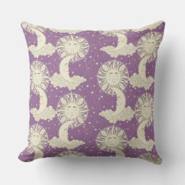 Cojín Decorativo violeta de sueños bohemios