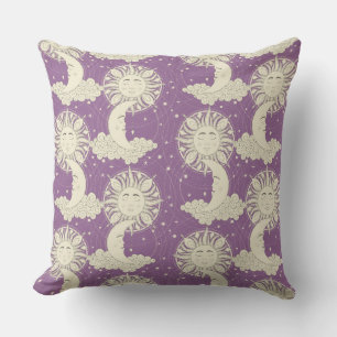 Cojín Decorativo violeta de sueños bohemios
