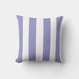 Cojín Decorativo Violeta Suave y Rayado de Blanco