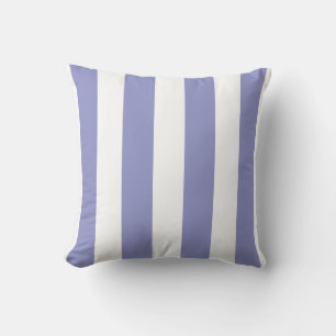 Cojín Decorativo Violeta Suave y Rayado de Blanco