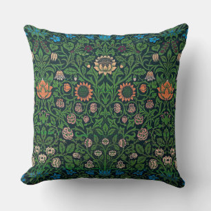 Cojín Decorativo Violeta y Columbina, William Morris