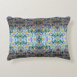 Cojín Decorativo Violetas Y Lámparas