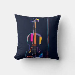 Cojín Decorativo Violín con arco