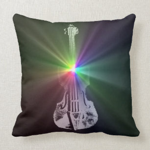 Cojín Decorativo Violín del arco iris