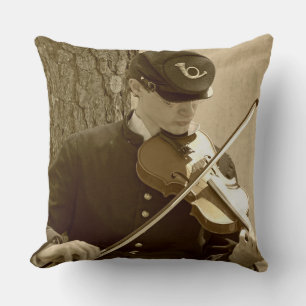 Cojín Decorativo Violinista de la Guerra Civil