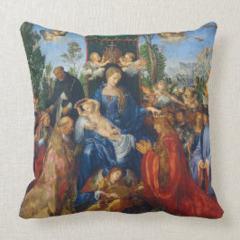 Cojín Decorativo Virgen María Bebé Jesús santos ángeles arte religi