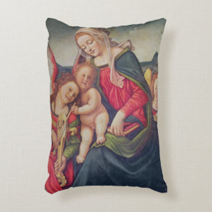 Cojín Decorativo Virgen y niño y músicos del ángel