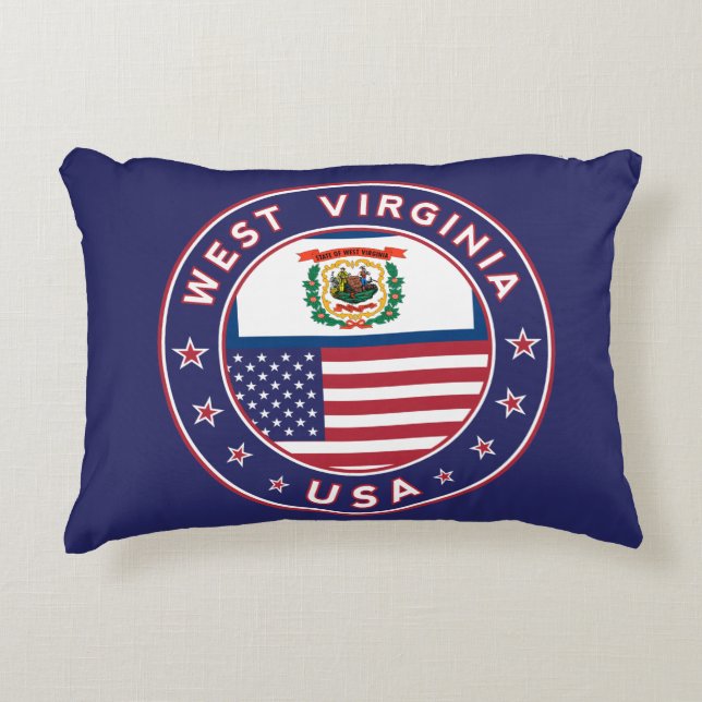 Cojín Decorativo Virginia Occidental (Anverso)