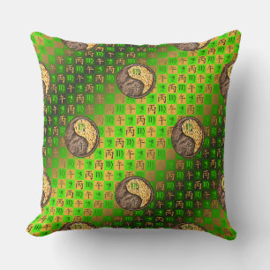 Cojín Decorativo Virgo & Caballo de Fuego