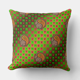 Cojín Decorativo Virgo & Tigre de Madera