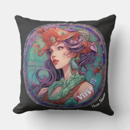 Cojín Decorativo Virgo Zodiac personalizado