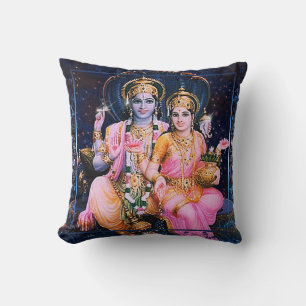 Cojín Decorativo Vishnu y Lakshmi - Pillow