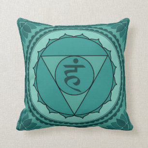 Cojín Decorativo Vishuddhi o chakra Pillow