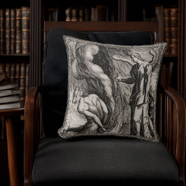 Cojín Decorativo Visión barroca del Apocalipsis - Lanzamiento de Sa