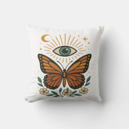 Cojín Decorativo Visión de mariposa mística