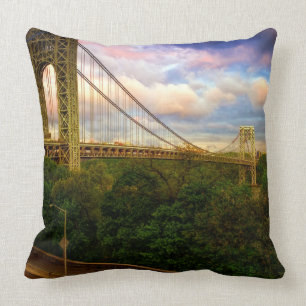 Cojín Decorativo Visión que parece del sur - del oeste de Manhatta