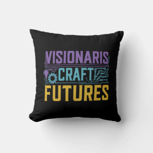 Cojín Decorativo Visionarios construyen futuros