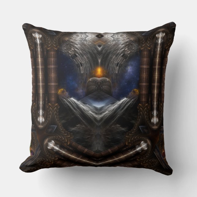 Cojín Decorativo Visiones de Steampunk (Anverso)