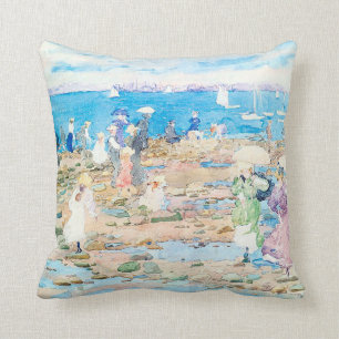 Cojín Decorativo Visitantes de verano de Maurice Prendergast