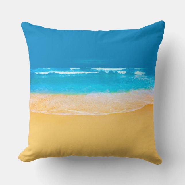 Cojín Decorativo Vista a la playa (Anverso)