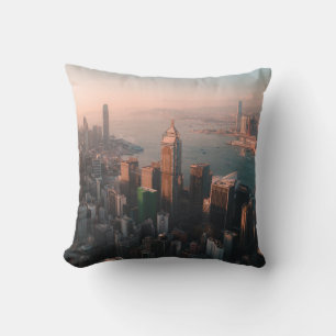 COJÍN DECORATIVO VISTA AÉREA DE CITYSCAPE
