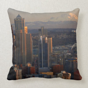 Cojín Decorativo Vista aérea del horizonte 2 de la ciudad de