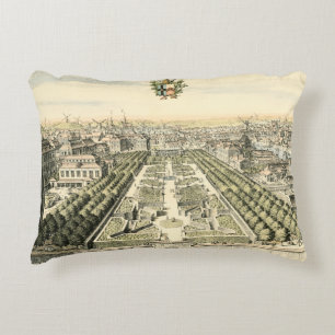Cojín Decorativo Vista aérea del jardín formal de Eric Dahlbergh