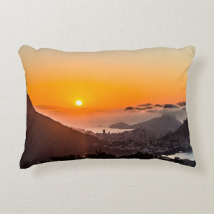 Cojín Decorativo Vista Chinesa, Río de Janeiro, el Brasil