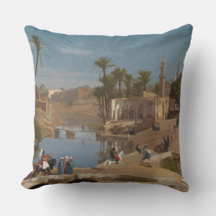 Cojín Decorativo Vista de EL-Fayoum de Medinet
