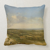 Vista de Haarlem de las dunas (aceite en lona)